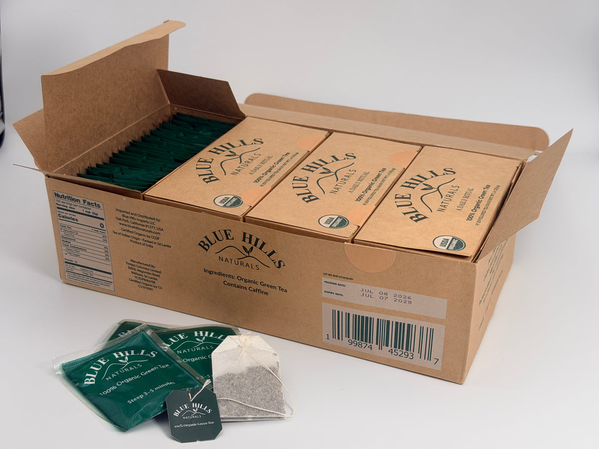 Organic Green Tea – 4 Pack (100 Sachets)