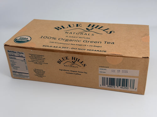 Organic Green Tea – 4 Pack (100 Sachets)
