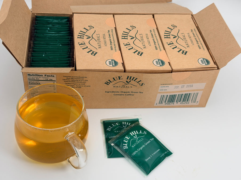 Organic Green Tea – 4 Pack (100 Sachets)