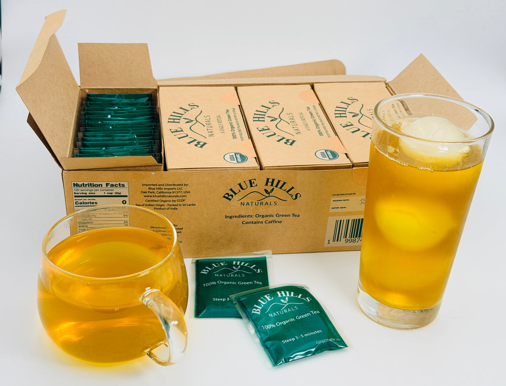 Organic Green Tea – 4 Pack (100 Sachets)